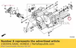 Aquí puede pedir nivel de aceite del indicador de Honda , con el número de pieza 15650HL5A00: