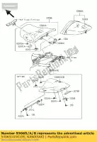 53065105410E, Kawasaki, stoelbekleding blauw kawasaki z  a zx10r ninja d z1000 1000 , Nieuw