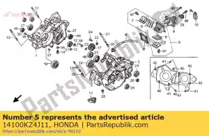 honda 14100KZ4J11 valve assy., reed - Bottom side