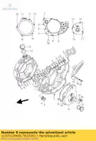 1137110H00, Suzuki, coperchio, frizione ou suzuki rm z 250 2007 2008 2009 2010, Nuovo