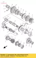 4JH174110000, Yamaha, axle, main (13t) yamaha fzr fzs yzf 600 1994 1995 1996 1997 1998 1999 2000 2001 2002 2003, New