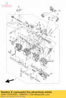 5JW131600000, Yamaha, conjunto de tubo de entrega yamaha fjr 1300 2005 2006 2007 2008 2009 2010 2011, Novo