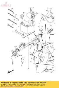 yamaha 2CMH25900000 zespó? wi?zki przewodów - Dół