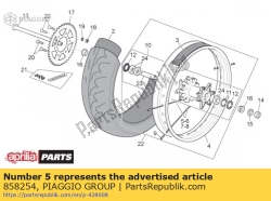 Aprilia 858254, Szprycha 212,5x3,5, OEM: Aprilia 858254