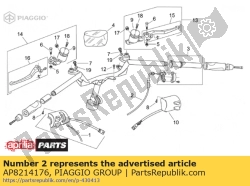 Aprilia AP8214176, Gaskabel, OEM: Aprilia AP8214176