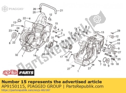 Aprilia AP9150115, Busch d18x21x19, OEM: Aprilia AP9150115