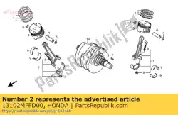 Qui puoi ordinare pistone, fr. (0. 25) da Honda , con numero parte 13102MFFD00: