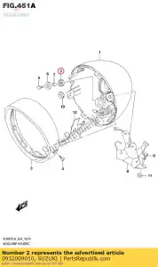 suzuki 0932009010 cushion - Bottom side