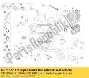 Piaggio Group CM006902 spr??yna jednokierunkowa - Dół