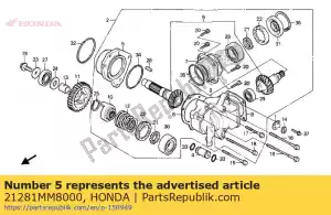 Honda 21281MM8000 holder,final driv - Bottom side