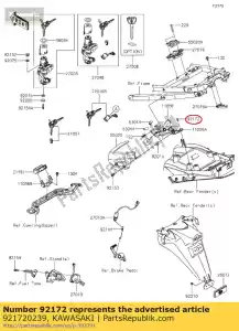 kawasaki 921720239 ?ruba, gwintowana, 5x12 zx1400a6f - Dół