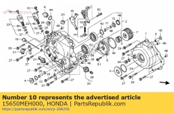 Aquí puede pedir medidor, nivel de aceite de Honda , con el número de pieza 15650MEH000: