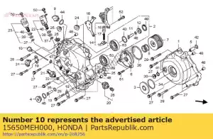 honda 15650MEH000 medidor, nível de óleo - Lado inferior