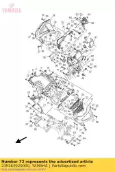 Here you can order the graphic 2 from Yamaha, with part number 23P283929000: