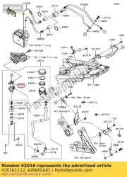 Tutaj możesz zamówić cylinder-master, rr od Kawasaki , z numerem części 430161122: