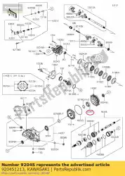 Here you can order the bearing-ball nsk 6210cm from Kawasaki, with part number 920451213: