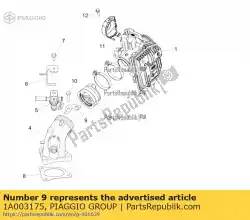 Ici, vous pouvez commander le support auprès de Piaggio Group , avec le numéro de pièce 1A003175: