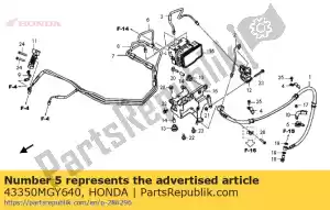 honda 43350MGY640 geen beschrijving beschikbaar op dit moment - Onderkant