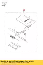 toolkit type u van Triumph, met onderdeel nummer T2301444, bestel je hier online: