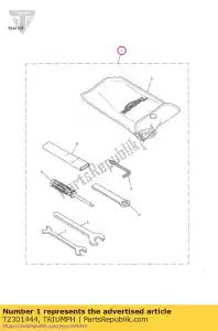 triumph T2301444 toolkit type u - Onderkant