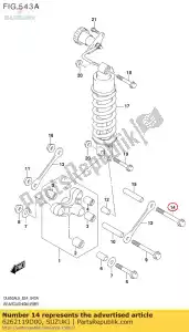 suzuki 6262119D00 ?ruba, ty? cushi - Dół