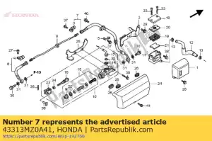 Honda 43313MZ0A41 hose b, rr. brake - Bottom side