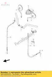 Here you can order the handlebar from Suzuki, with part number 5611005321: