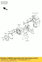 140910247, Kawasaki, cover,pully middle vn2000-a1h kawasaki vn 2000 2004 2005 2006 2008 2009 2010, New