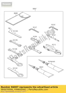 kawasaki 560070096 zestaw narz?dzi zr750lbf - Dół