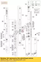 48601279S, KTM, Kit de valve de base husqvarna ktm  exc sx xc xcf 125 150 250 300 350 450 500 2014 2015 2016, Nouveau