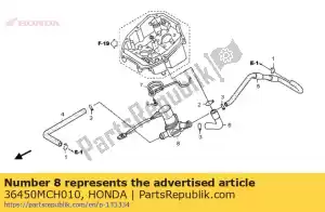 honda 36450MCH010 gruppo valvole., es. iniezione d'aria - Il fondo