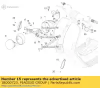 1B000723, Piaggio Group, fixing plate vespa zapm808g, zapm80200, zapm8020, zapma7200, zapma78g zapma78g,  946 150 946 2013 2014 2015 2016 2017 2018 2019 2020 2021 2022, New