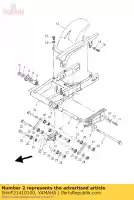 5HHF21410100, Yamaha, as, draaipunt yamaha ybr 250 2007 2009 2011, Nieuw