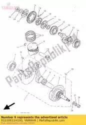 Qui puoi ordinare brg, rullo cilindrico tm da Yamaha , con numero parte 93310831H100: