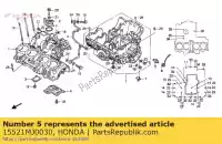 15521MJ0030, Honda, pipe comp. a, alimentazione dell'olio honda cb 750 1992 1994 1995 1996 1997 1998 1999 2001, Nuovo