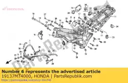 gids, r. Radiator van Honda, met onderdeel nummer 19137MT4000, bestel je hier online: