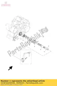 yamaha 1D4E56200000 kickcrank assy. - Onderkant