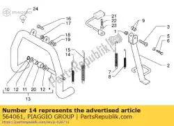 Tutaj możesz zamówić wiosna od Piaggio Group , z numerem części 564061: