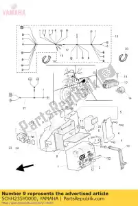 Yamaha 5CHH235Y0000 ammortizzatore - Il fondo