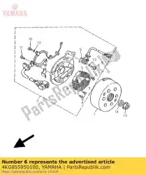 Tutaj możesz zamówić cewka, impulsator od Yamaha , z numerem części 4KG855950100: