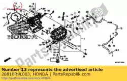 Aqui você pode pedir o pegar assy em Honda , com o número da peça 28810R9L003: