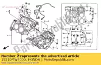 15510MW4000, Honda, jet assy., óleo honda rvf  r rvf750r 750 , Novo