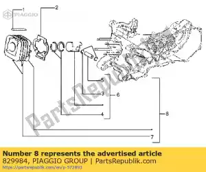 Piaggio Group 829984 cil.pis.as. - Bottom side