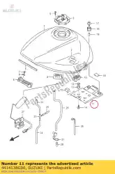 Qui puoi ordinare staffa fuelt. R da Suzuki , con numero parte 4414138G00: