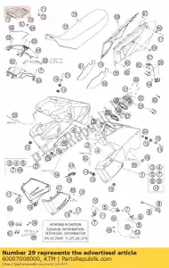 KTM 60007008000 bouchon de réservoir cpl. 03 - La partie au fond