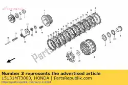 Aqui você pode pedir o roda dentada comp., oi em Honda , com o número da peça 15131MT3000: