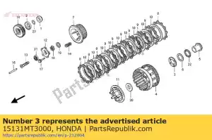 Honda 15131MT3000 roda dentada comp., oi - Lado inferior