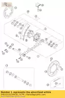 5481010104430, KTM, r. wiel cpl.2,15x18 'excel 07 ktm exc xc xcf 125 200 250 300 400 450 525 2007, Nieuw