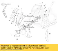 62193100BR, Piaggio Group, scudo anteriore     , Nuovo