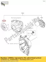 140930573, Kawasaki, deksel, acg zr1000fgf kawasaki  z 1000 2015 2016 2017 2018 2019 2020 2021, Nieuw